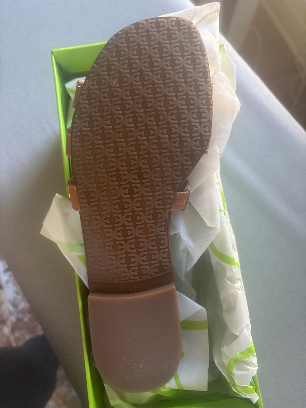 Sam Edelman Bay Slide Sandal in Saddle Brown - Picture 3 of 3